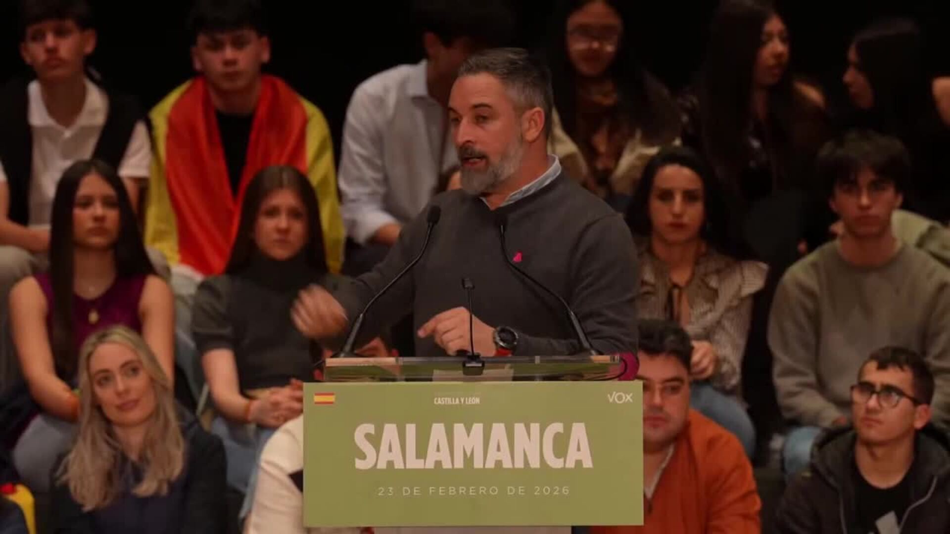 Abascal tilda de "invención" que el Papa esté preocupado por la "ultraderecha en España"