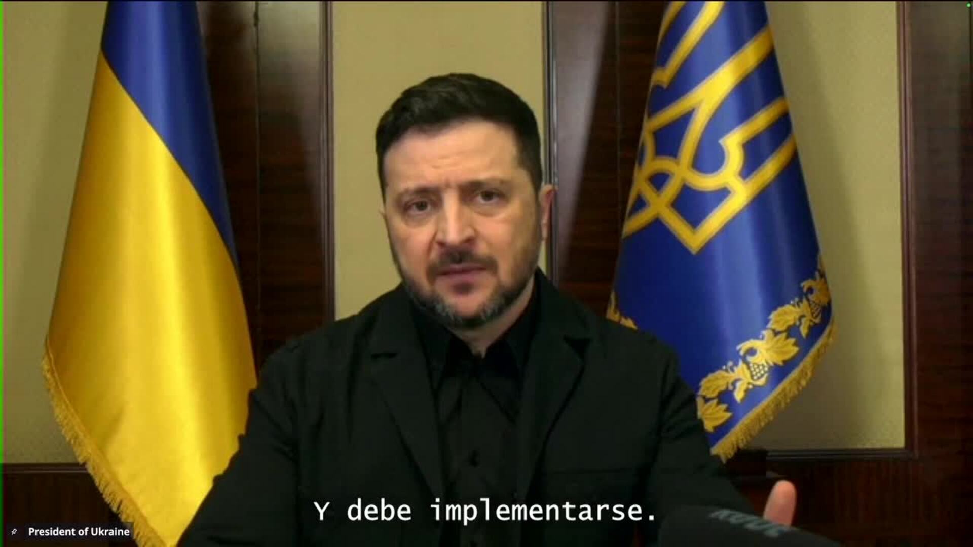 Zelenski pide ante la Eurocámara una fecha concreta para la adhesión de Ucrania a la UE