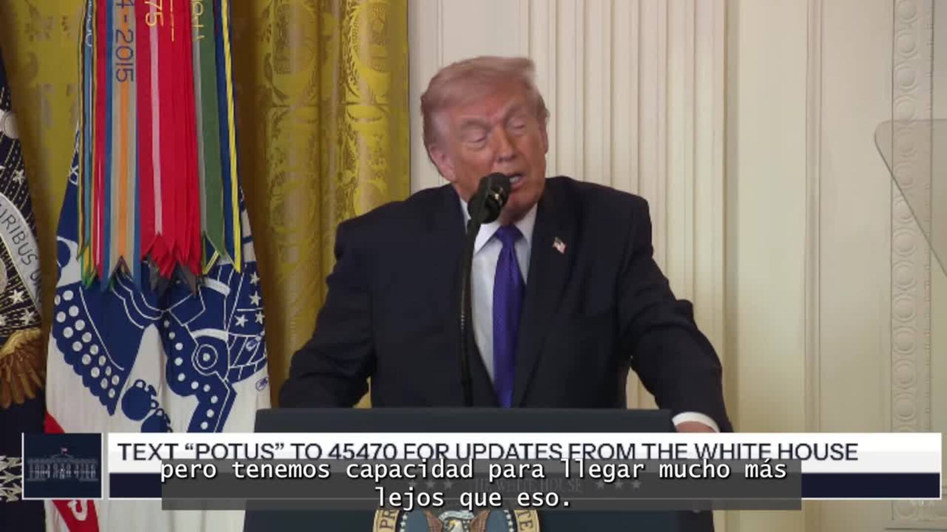 Trump espera que los ataques contra Irán se prolonguen entre cuatro y cinco semanas