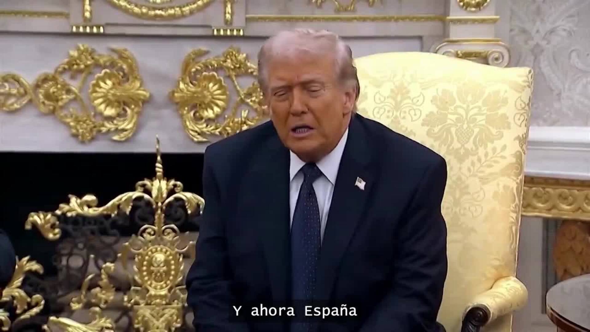 Trump asegura que España es un aliado "terrible" y que ha ordenado "cortar todo el comercio"