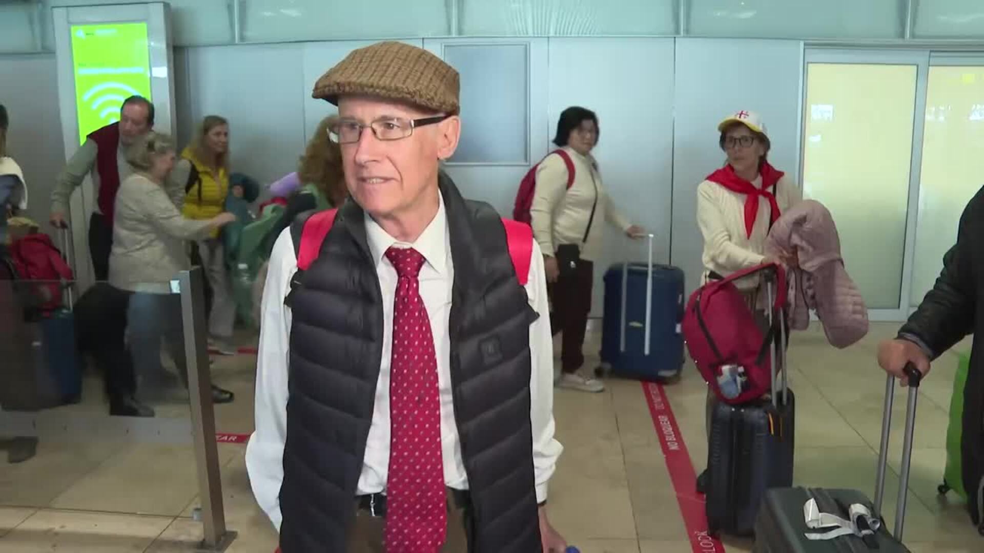 Los peregrinos andaluces atrapados en Israel regresan a España