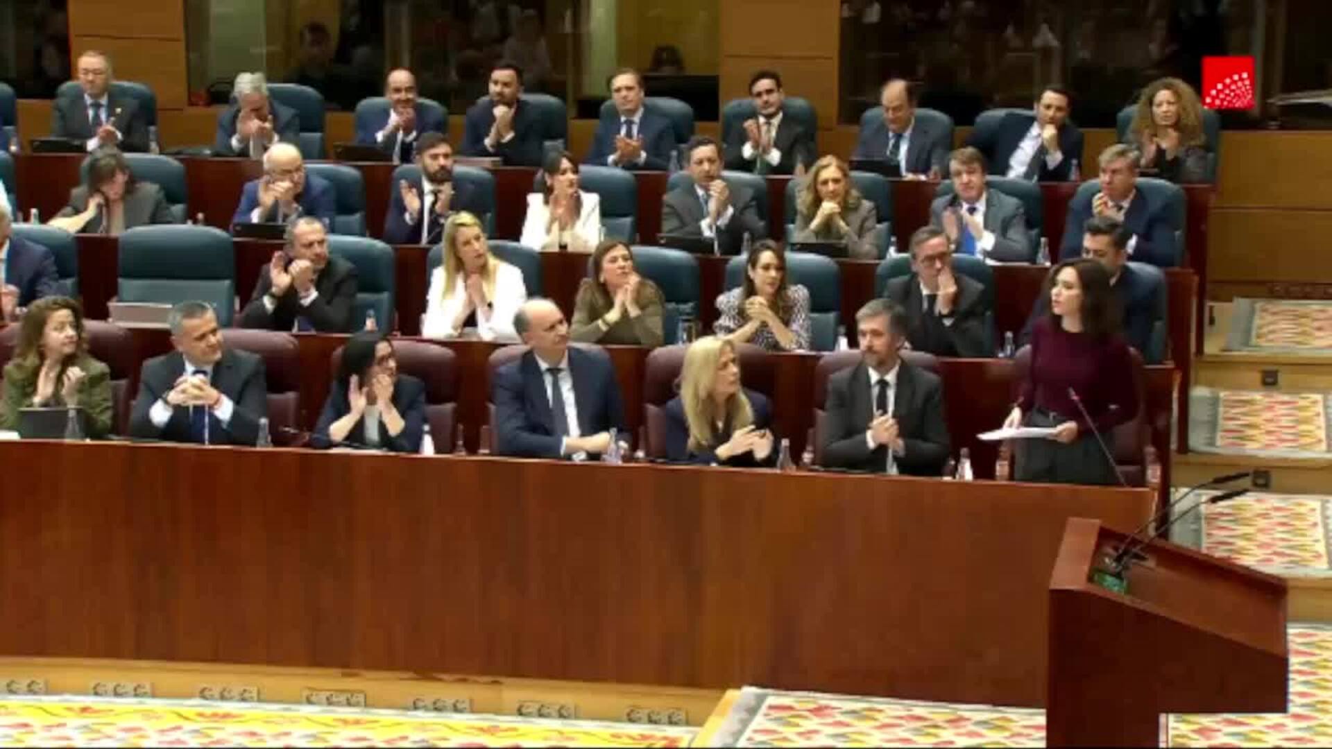 Ayuso dice que si fuera por el PSOE el régimen iraní "seguiría armándose"