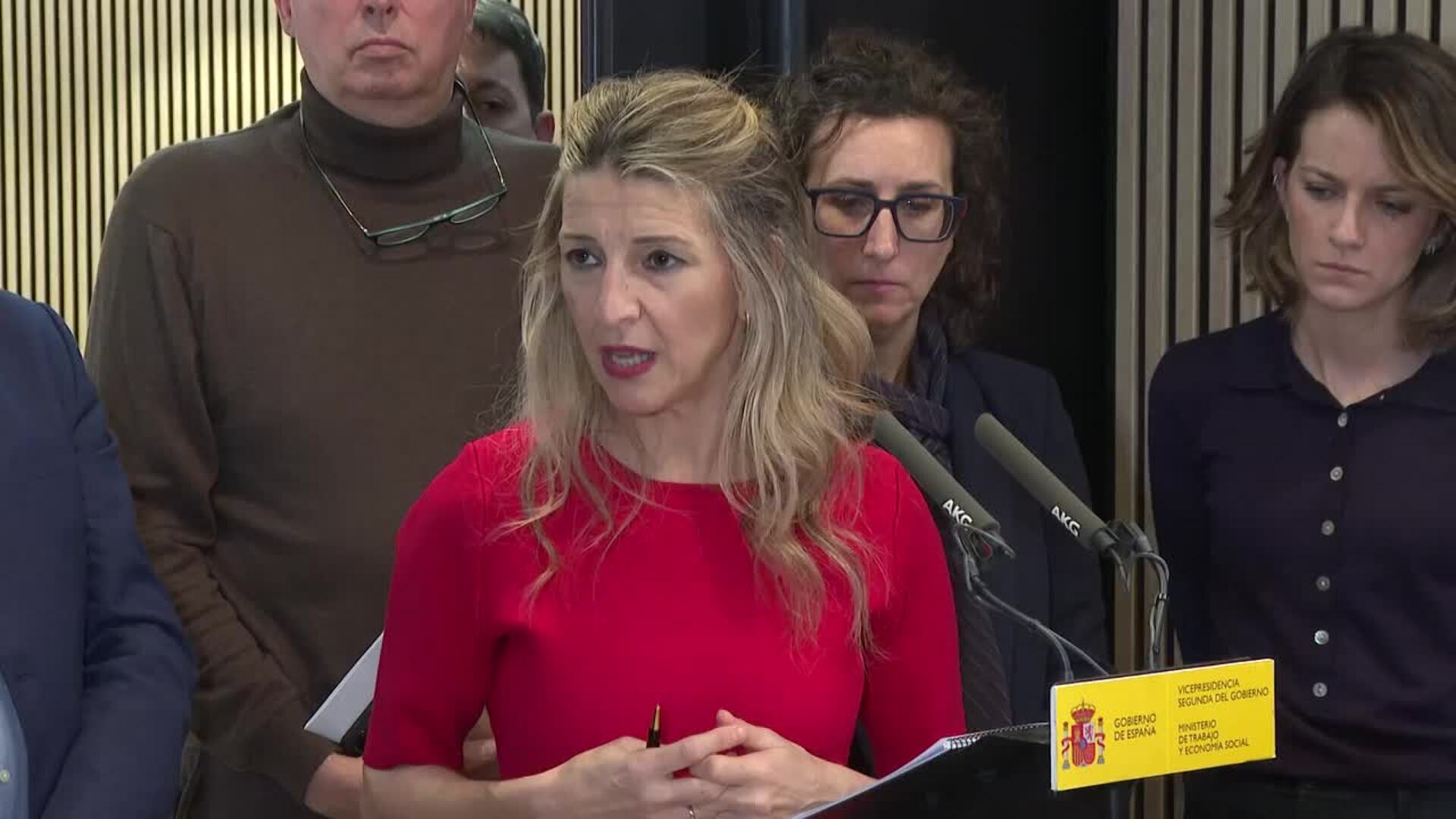 Yolanda Díaz respalda el envío de la fragata española a Chipre