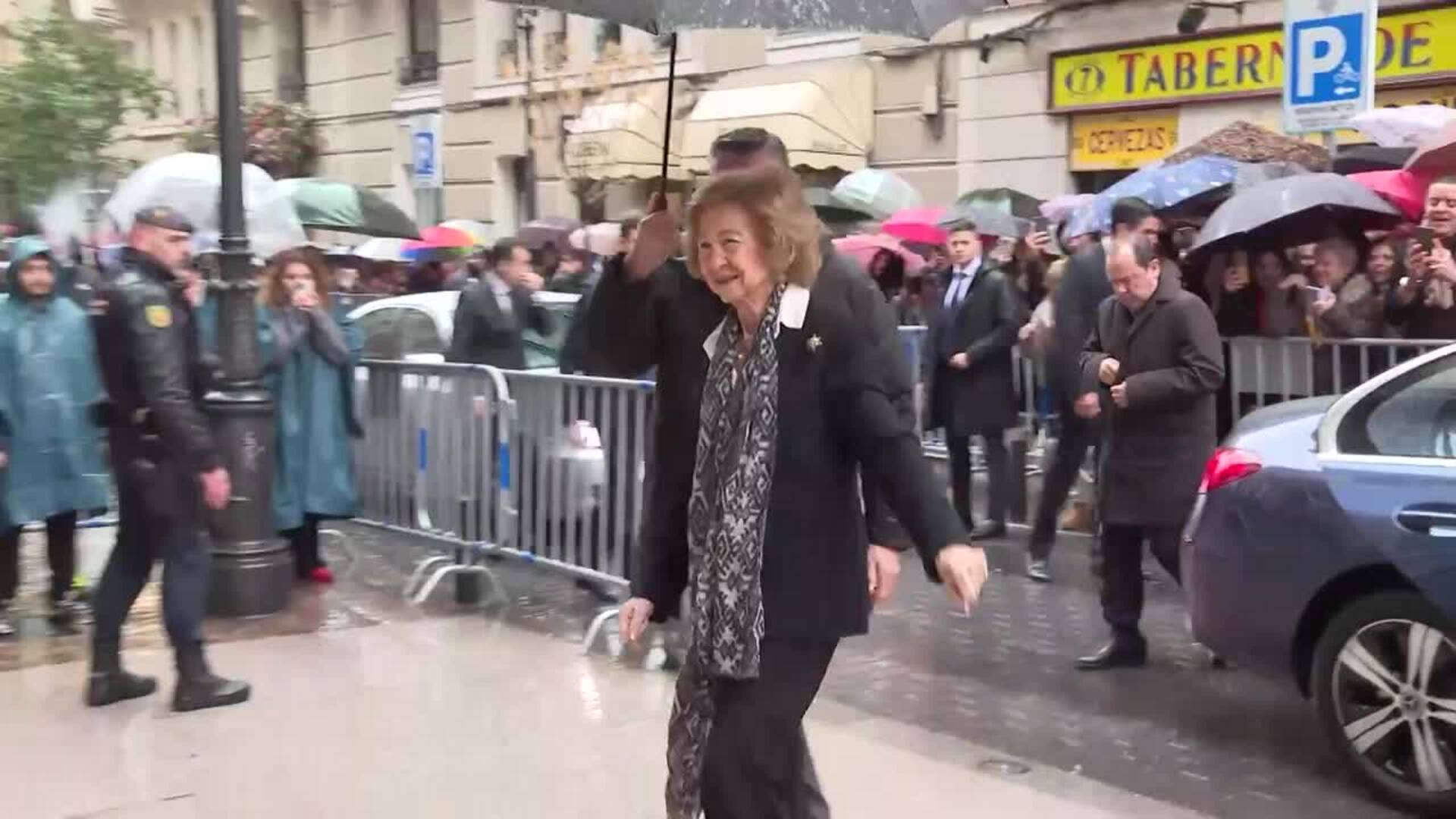 La Reina Sofía, pilar de las tradiciones de la Casa Real en cita con el Cristo de Medinaceli