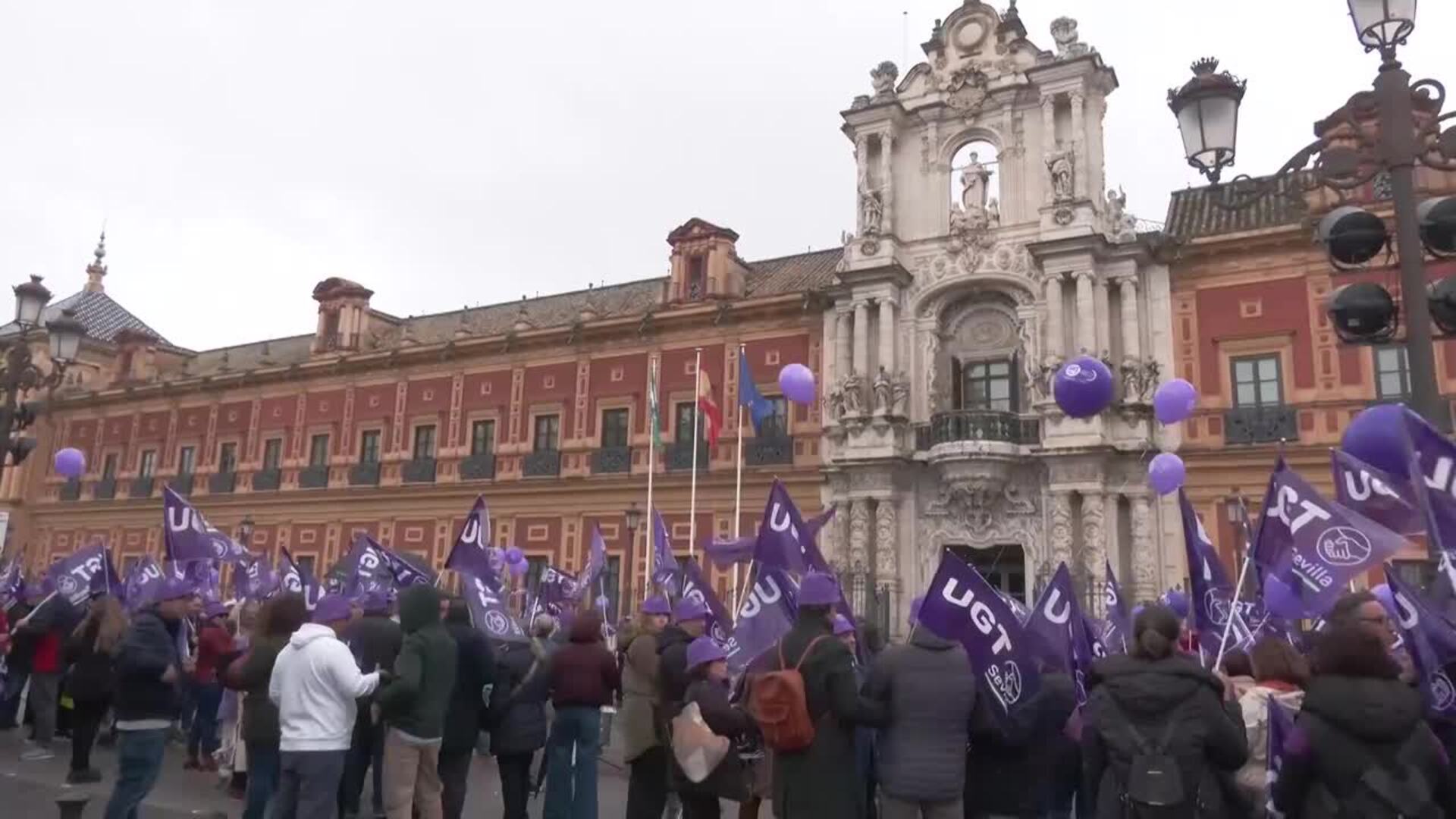 UGT reivindica ante San Telmo la "igualdad real entre hombres y mujeres" con motivo del 8M