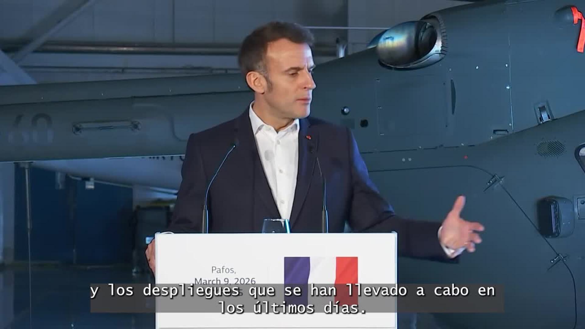Macron ante la guerra en Irán: "Cuando Chipre es atacada, toda la UE es atacada"