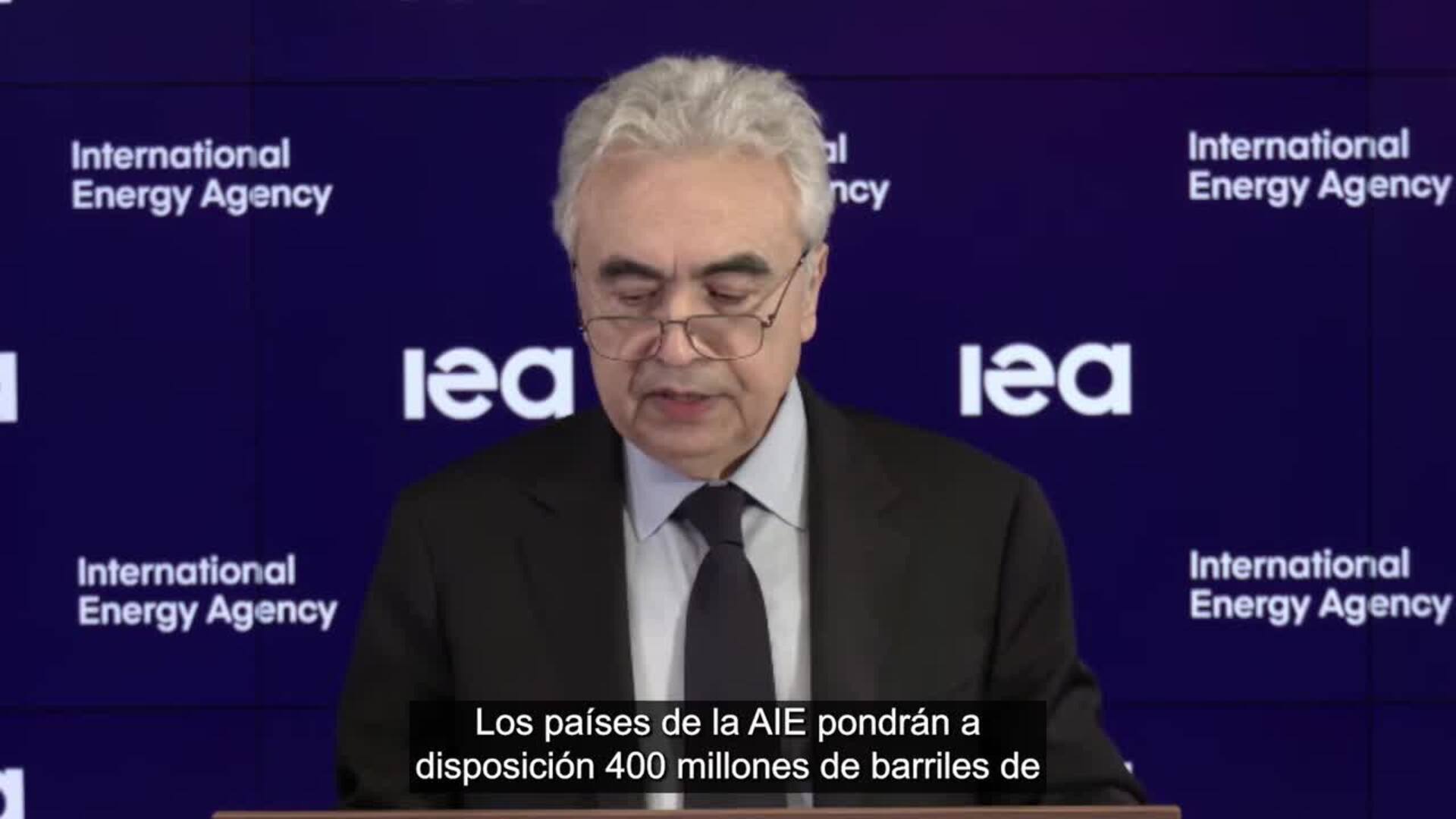 La AIE liberará 400 millones de barriles de reservas de petróleo