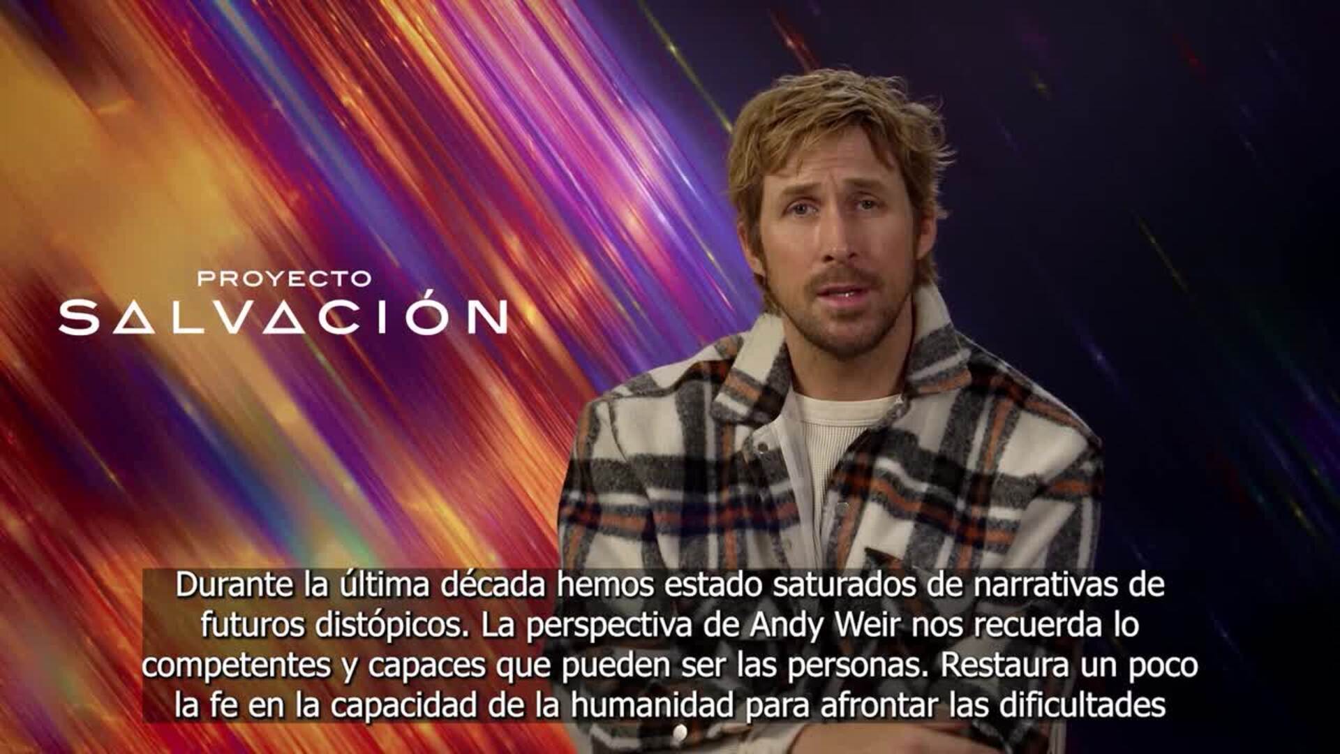 Ryan Gosling: "'Proyecto Salvación' restaura la fe en la capacidad para afrontar dificultades"
