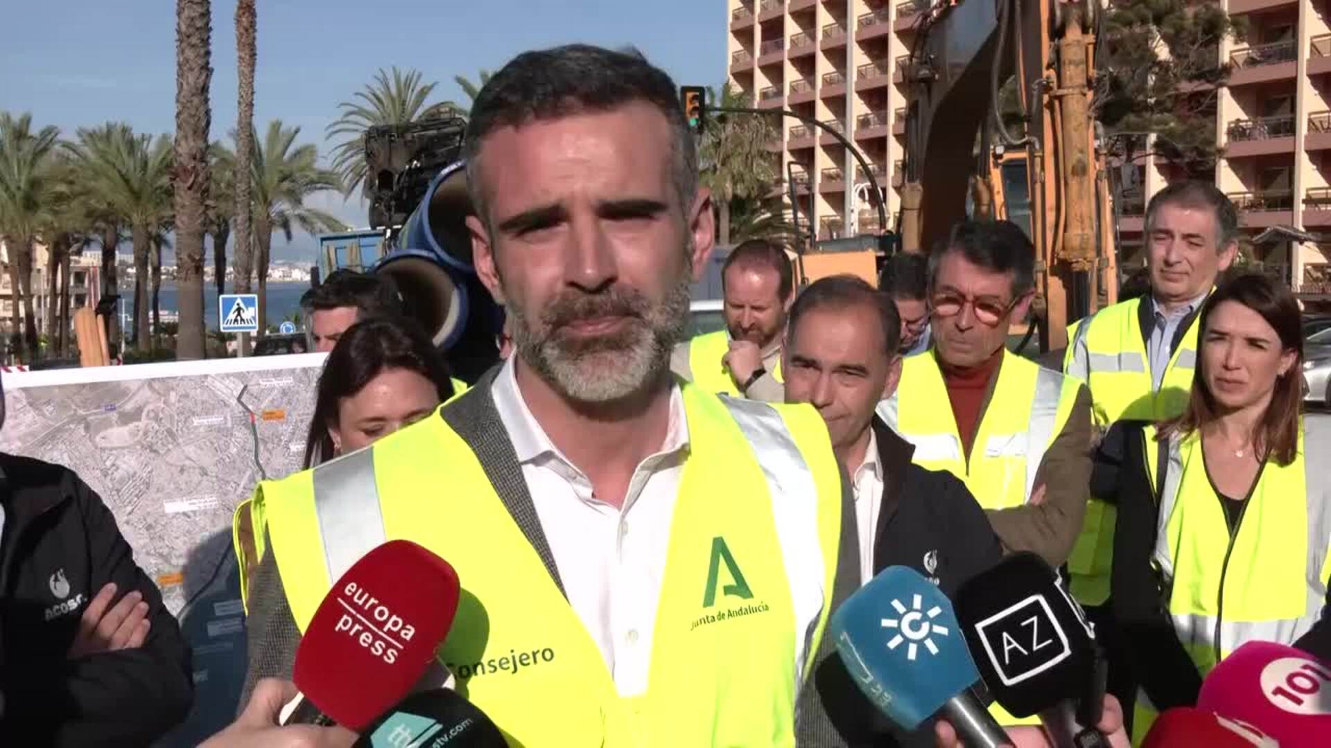 El nuevo tramo de la Autovía del Agua entre Benalmádena y Torremolinos, al 20% de ejecución