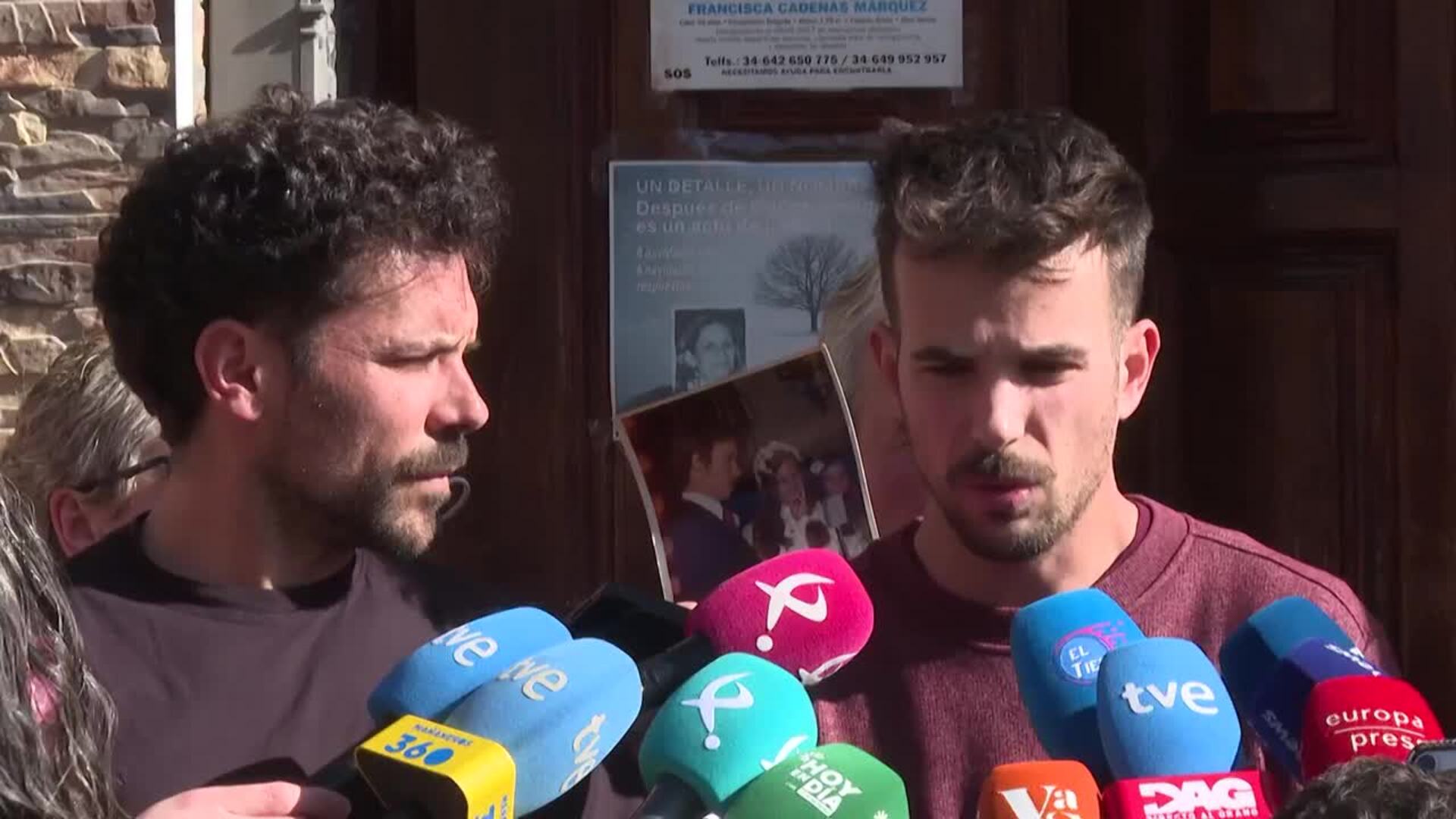 Los hijos de Francisca Cadenas se reconocen con "alivio" aunque "destrozados emocionalmente"