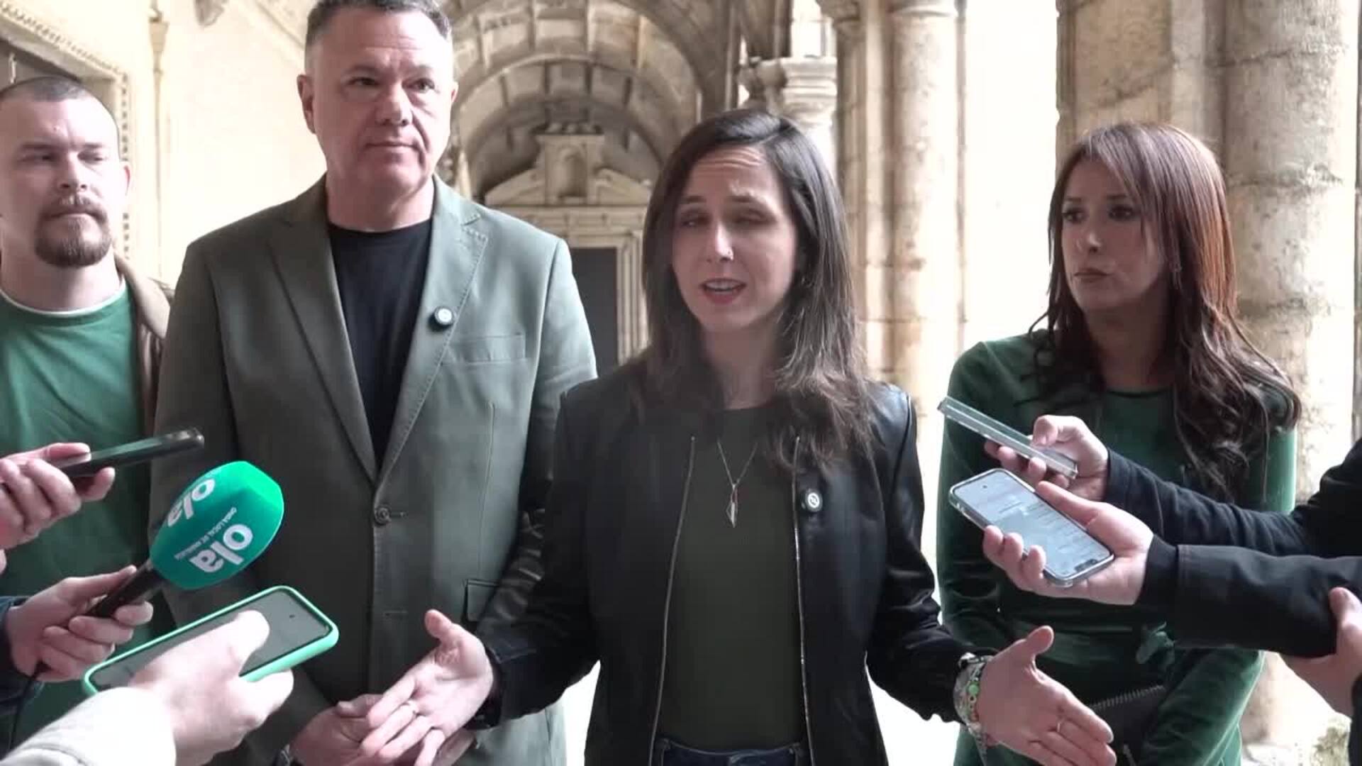 Belarra dice que Podemos tiene "mano tendida" a quienes quieran "construir una izquierda"