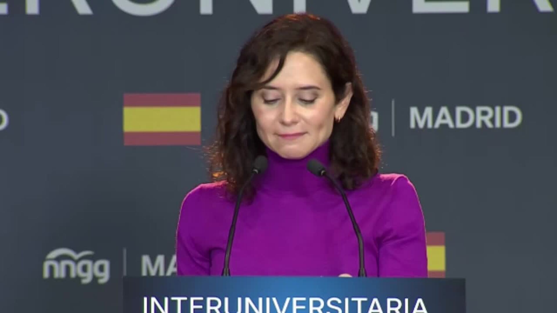 Ayuso cree que es el momento de "reiniciar España"