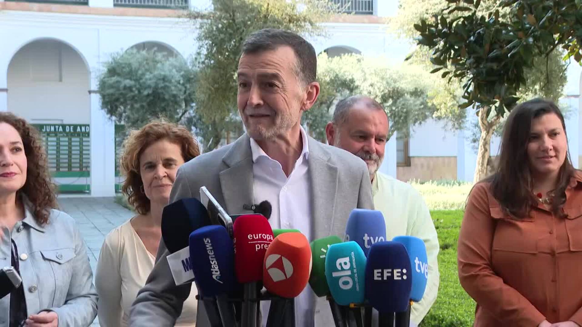 Maíllo pide a Podemos unirse a Por Andalucía: el "único proyecto unitario de la izquierda"