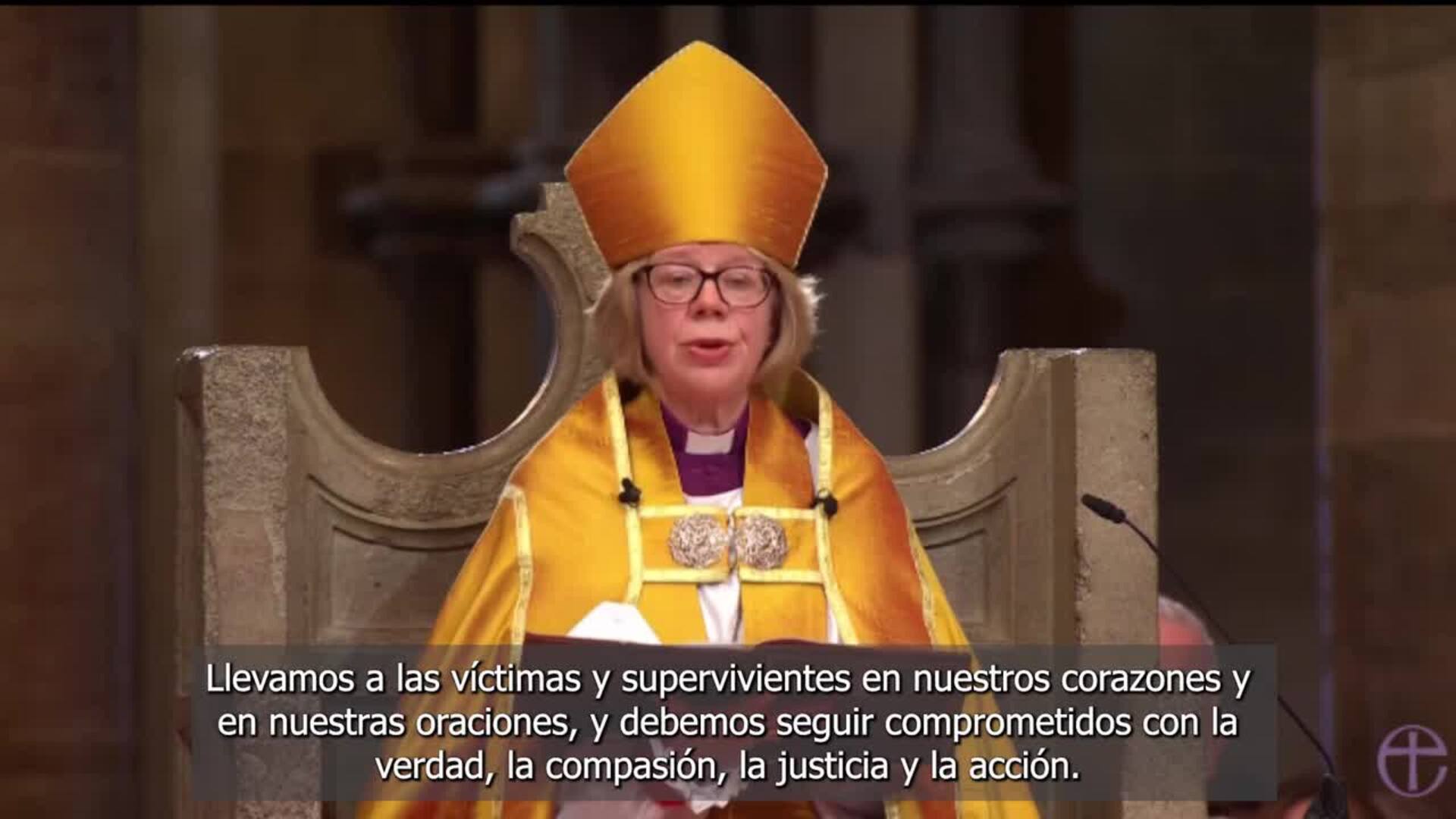 La primera mujer arzobispa de Canterbury recuerda a las víctimas de los fallos en la iglesia