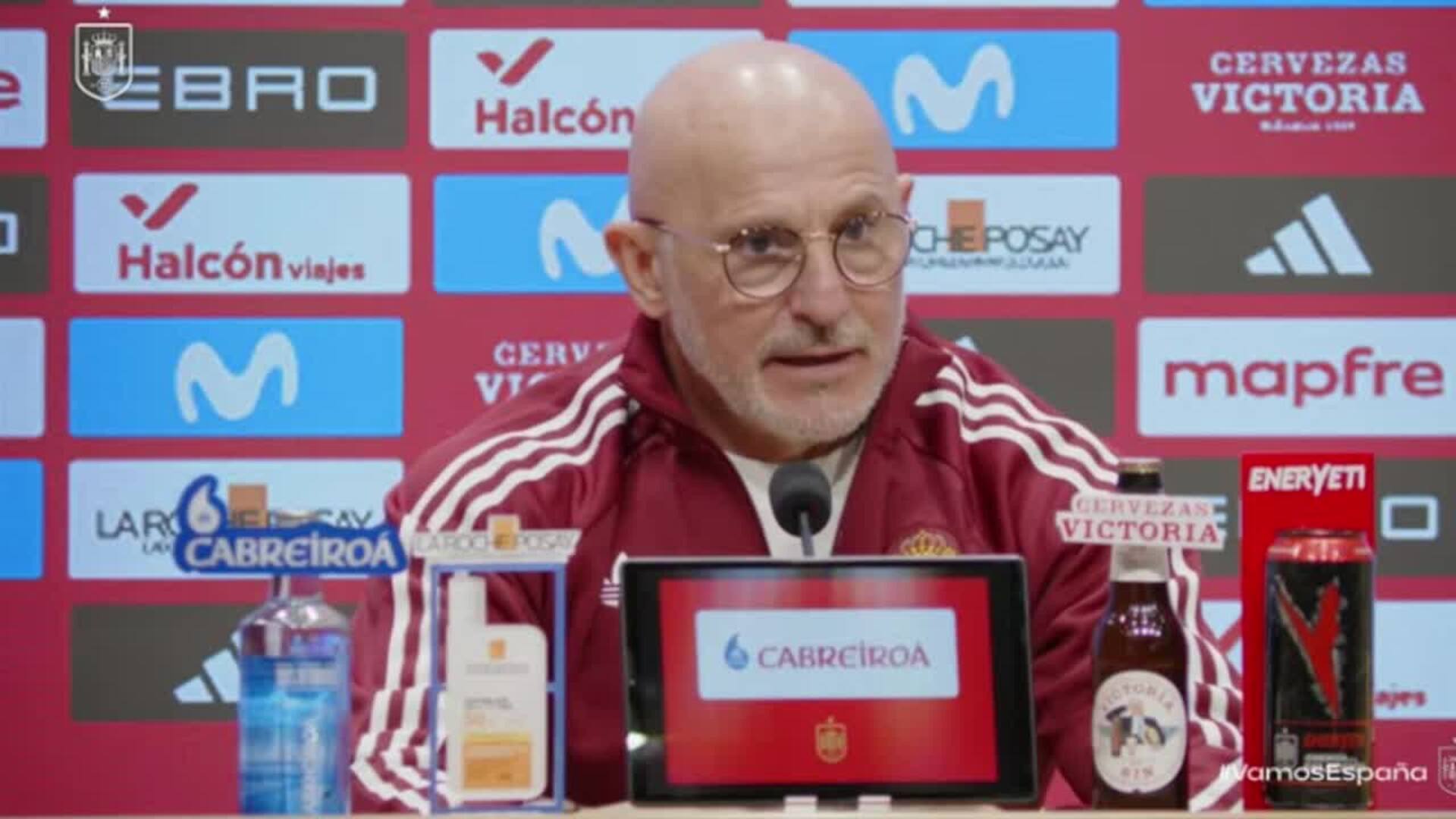 Luis de la Fuente: "Vamos a ver al mejor Rodri que hemos visto nunca"