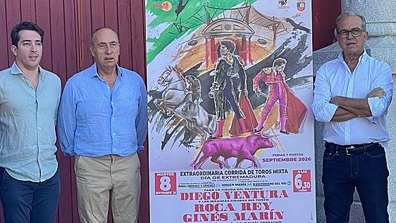 Diego Ventura, Roca Rey y Ginés Marín, cartel de la feria taurina de Don Benito