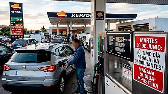 El precio de la gasolina y el diésel hoy en Extremadura: última oportunidad para llenar el depósito antes del fin del IVA reducido