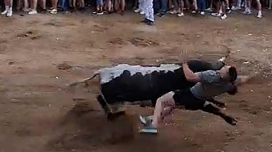 Cuatro heridos en los encierros de las fiestas de los Sanjuanes de Coria