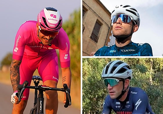 Rubén Tanco recorre a pedal la frontera de Extremadura para el Banco de Alimentos