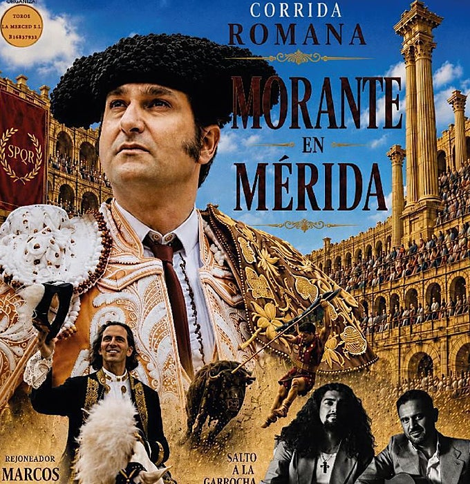 Cartel del festejo del 4 de septiembre en Mérida.