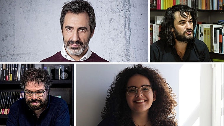 Manuel Jabois, Inma Rubiales y Juan del Val en la nueva cita de la Cátedra Vargas Llosa en Cáceres