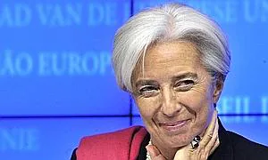 Christine Lagarde, directora gerente del FMI. / Georges Gobet (Afp)