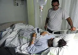 María del Carmen Calderón se restablece en el hospital. / Nacho García / AGM