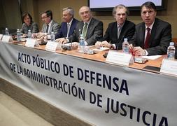 La reunión de la comisión interasociativa de jueces y fiscales y la Abogacía española / Foto: Efe | Vídeo: Europa Press