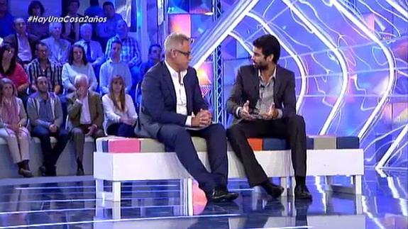 Jordi González y Rubén Cortada, en 'Hay una cosa...'