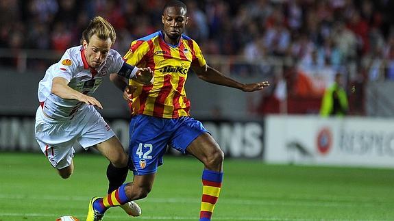 Rakitic y Keita, en la ida. 