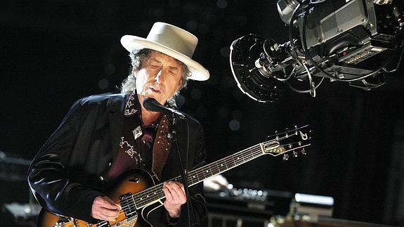 Bob Dylan, durante un recital en 2009.