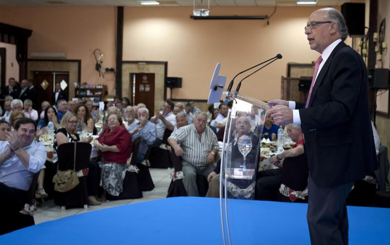 Montoro, durante el acto