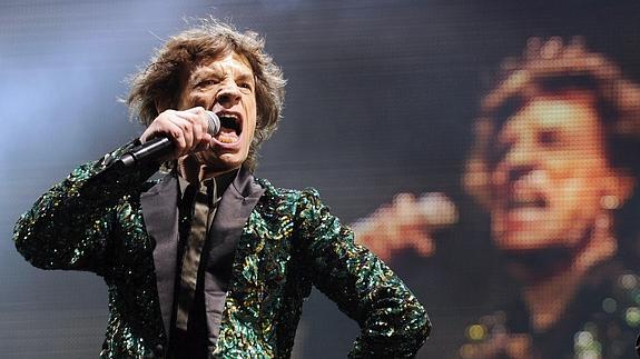Mick Jagger en el Festival de Glastonbury, Reino Unido.