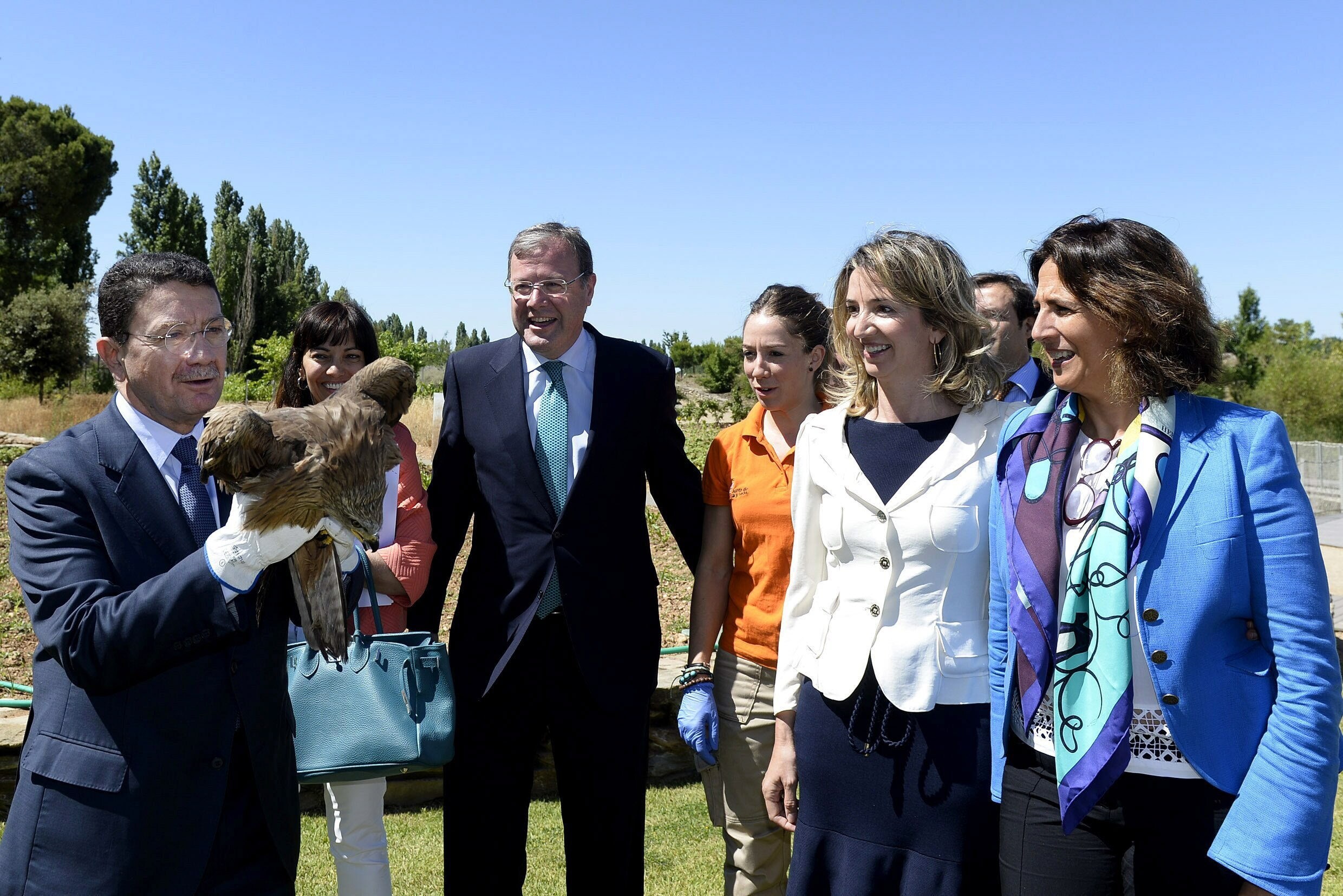 El secretario general de la Organización Mundial de Turismo (OMT), Taleb Rifai (i), hoy en Valladolid. 