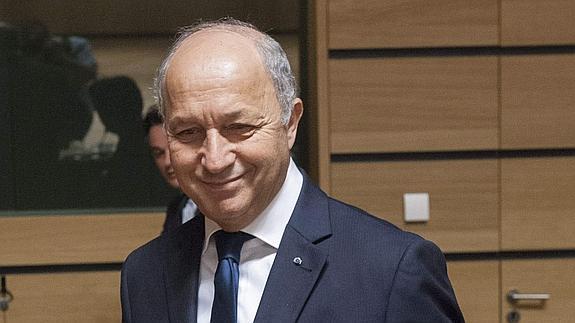 El ministro francés de Exteriores, Laurent Fabius. 