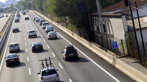 Vista de una de las carreteras 