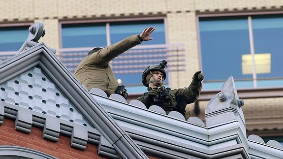 Ottawa ha amanecido en medio de un fuerte despliegue policial. 