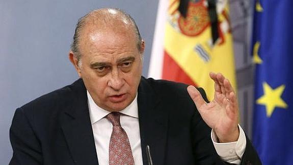 El ministro del Interior, Jorge Fernández Díaz. 