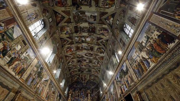 Imagen de la Capilla Sixtina. 