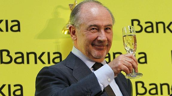 Rodrigo Rato, durante su etapa como presidente de Bankia. 