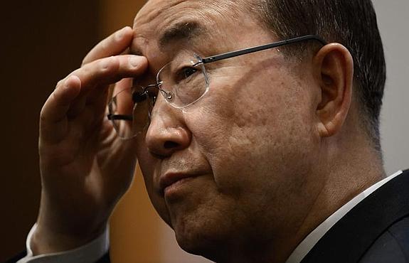 El secretario general de Naciones Unidas, Ban Ki Moon. 
