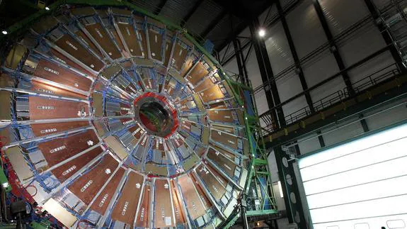 Uno de los detectores de partículas del Gran Colisionador de Hadrones. 