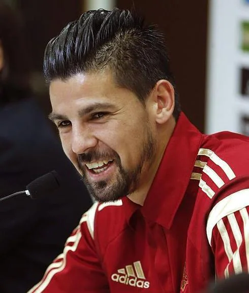 Nolito, en rueda de prensa. 