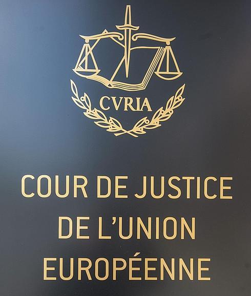 Logo del Tribunal de Justicia de la UE.