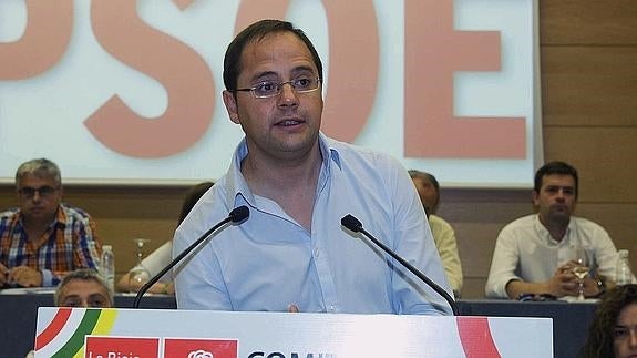 El secretario de Organización del PSOE, César Luena.