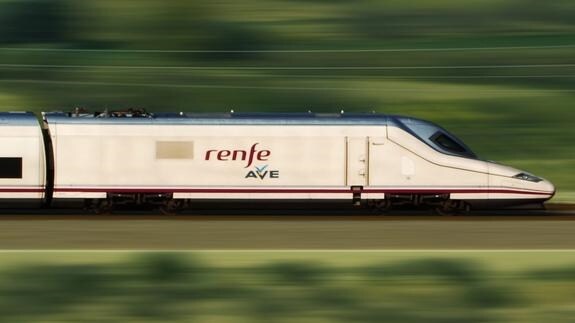 Tren AVE de Renfe. 