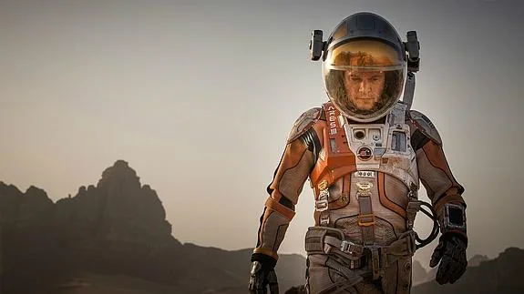 Matt Damon, en una escena de 'Marte (The Martian).