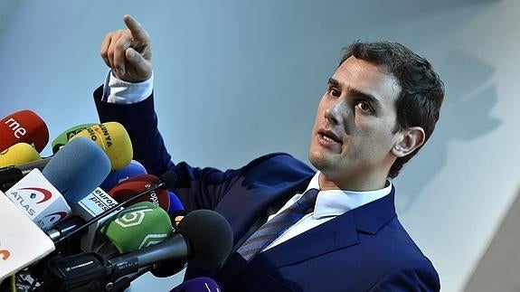 El líder de Ciudadanos, Albert Rivera.