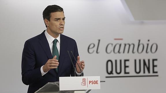 El secretario general del PSOE, Pedro Sánchez. 