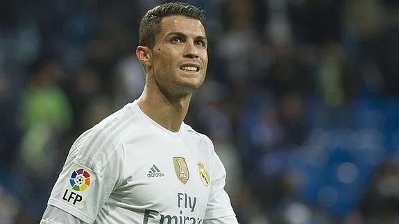 Cristiano Ronaldo se lamenta tras una ocasicón en el duelo ante el Getafe. 